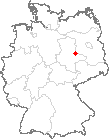 Karte Nedlitz bei Zerbst